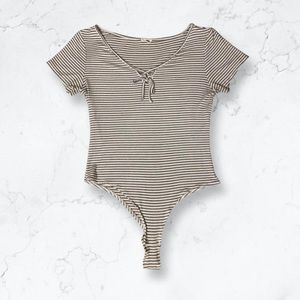 Black and white bodysuit